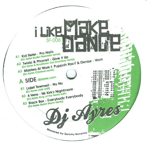 DJ Ayres : I Like Make Dance (12", EP)