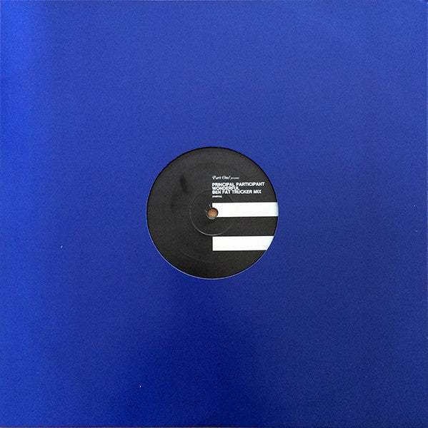 Principal Participant : Wonderful (12", Single)