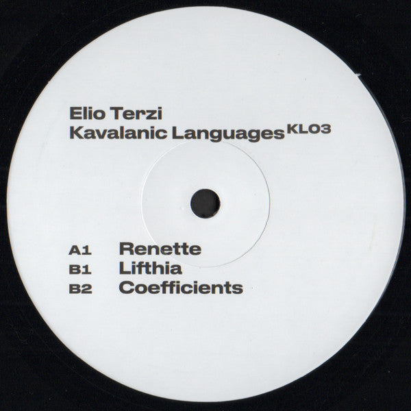 Elio Terzi : KL03 (12")