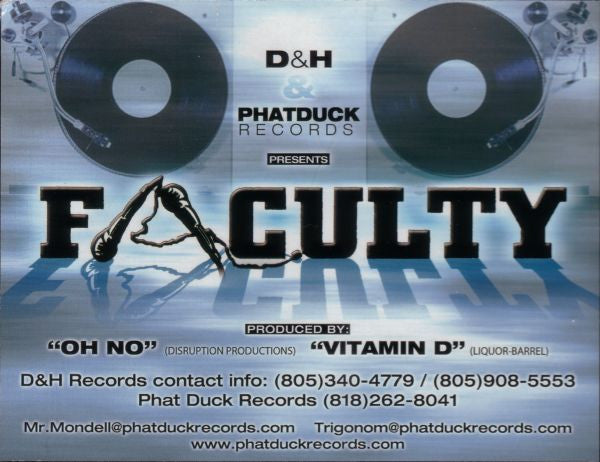 Faculty : That Pay / You Know Who (12", Blu)