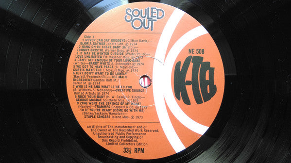 Various : Souled Out (LP, Comp)