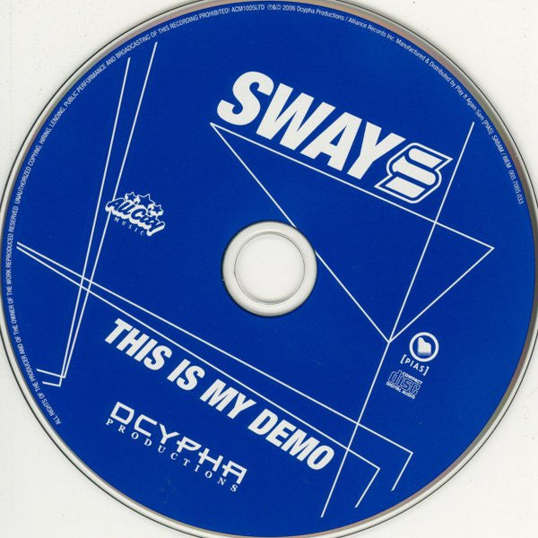 Sway : This Is My Demo (CD, Album + DVD-V + Ltd)