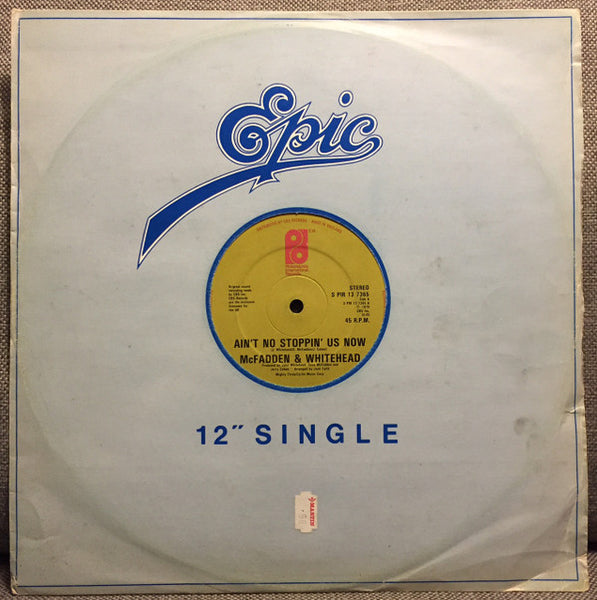 McFadden & Whitehead : Ain't No Stoppin' Us Now (12", Single)