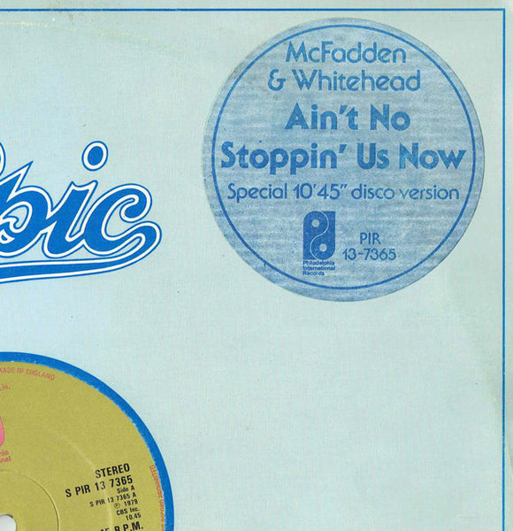 McFadden & Whitehead : Ain't No Stoppin' Us Now (12", Single)