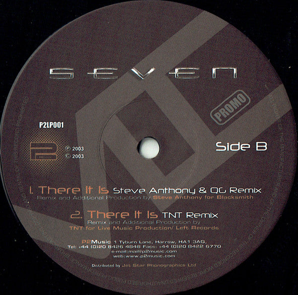 Seven (15) : There It Is (12", Promo)