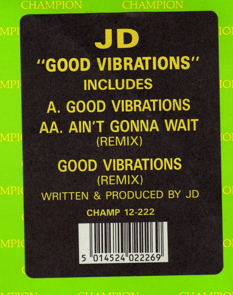 J.D. (4) : Good Vibrations (12")