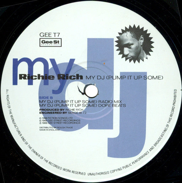 Richie Rich : My DJ (Pump It Up Some) (Club Mix) (12")