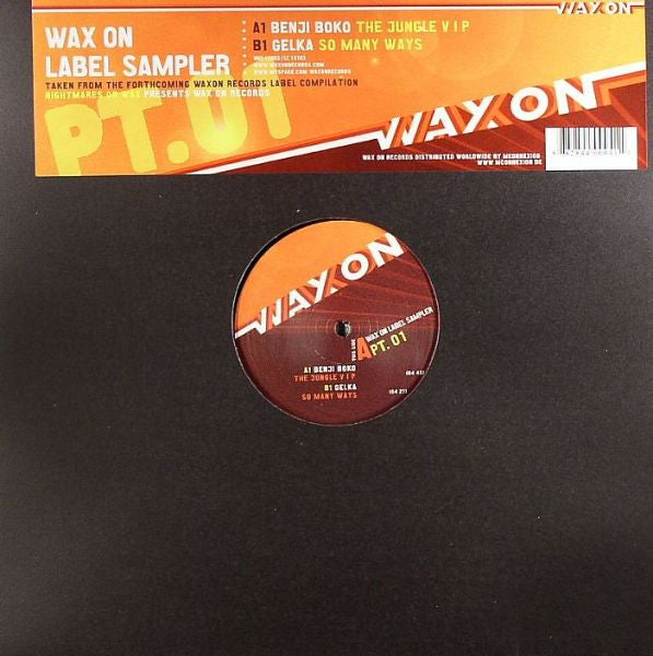 Various : Wax On Label Sampler Pt. 1 (12")