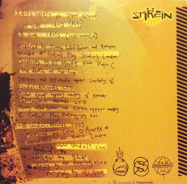 Skrein : Idols (7", Ltd)