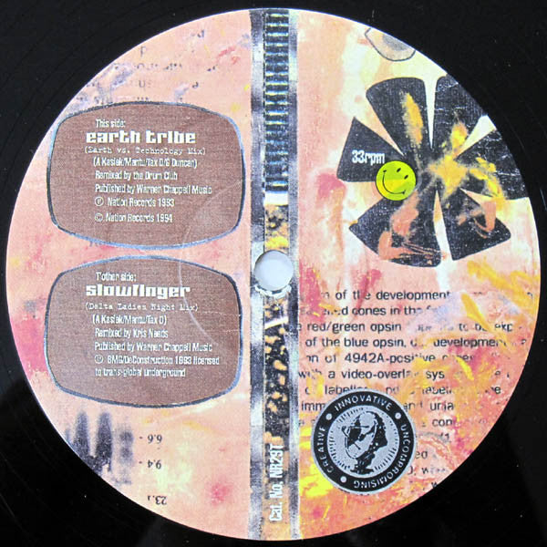 Trans-Global Underground* : Earth Tribe / Slowfinger (12")