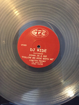 DJ Ride : Follow Me / Ride With Me (12", Ltd, Promo, Cle)