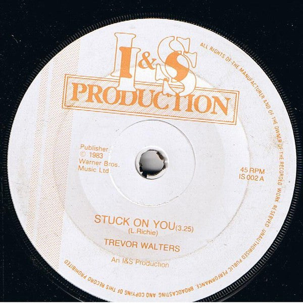 Trevor Walters : Stuck On You (7", Single)