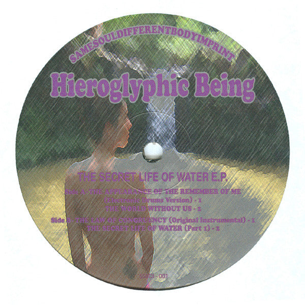 Hieroglyphic Being : The Secret Life Of Water E.P. (12", EP)