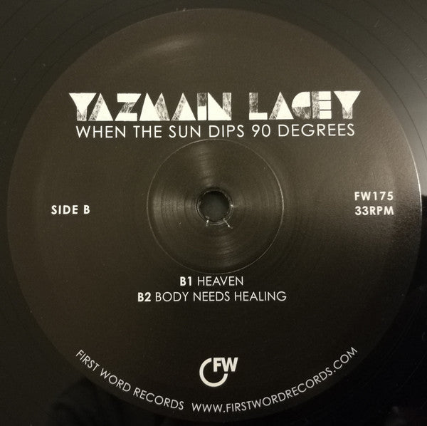 Yazmin Lacey : When The Sun Dips 90 Degrees (12", EP)