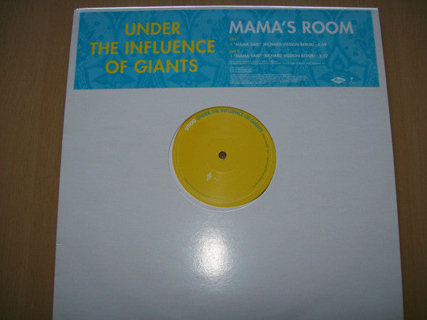 Under The Influence Of Giants : Mama's Room (Richard Vission Remixes) (12", Promo)