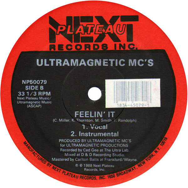 Ultramagnetic MC's : Watch Me Now / Feelin' It (12")