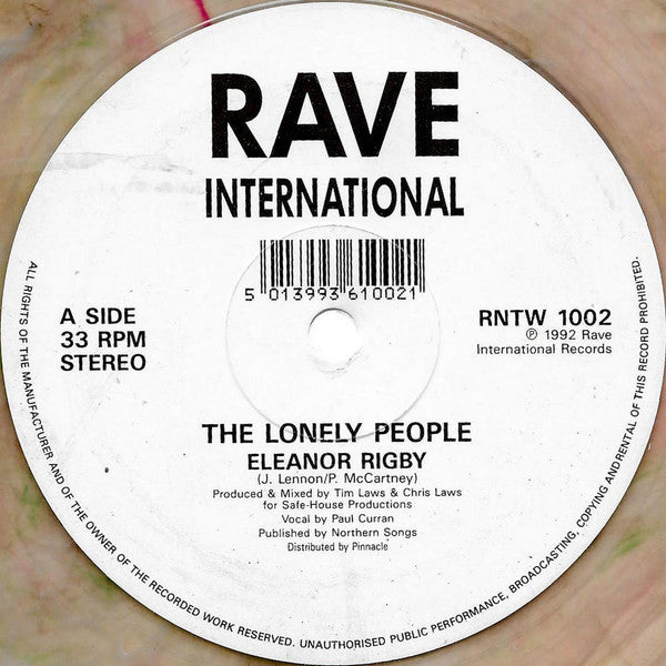 Lonely People : Eleanor Rigby (12", Gre)