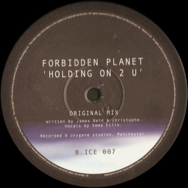 Forbidden Planet : Holding On 2 U (12")