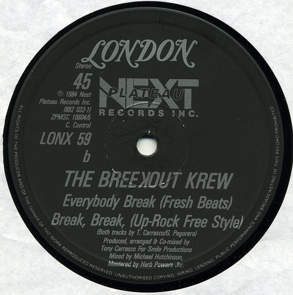 The Breekout Krew : Matt's Mood (12")