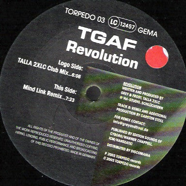 TGAF : Revolution (12")