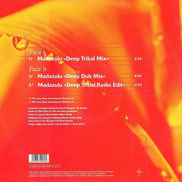 Deep Forest : Madazulu (Remix By Pablo Flores) (12")