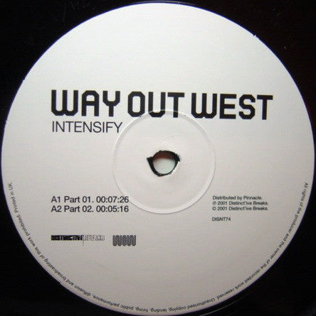 Way Out West : Intensify (12", Single)