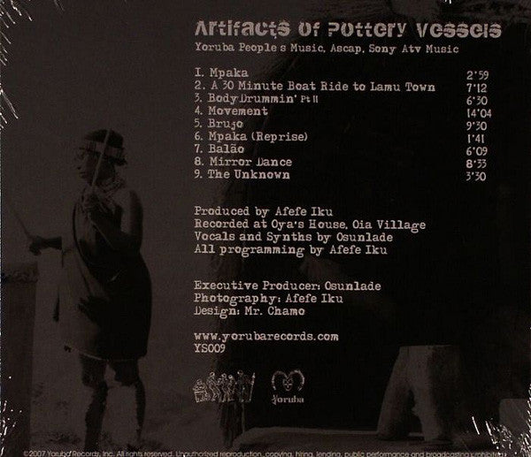 Afefe Iku : Artifacts Of Pottery Vessels (CD, Album)