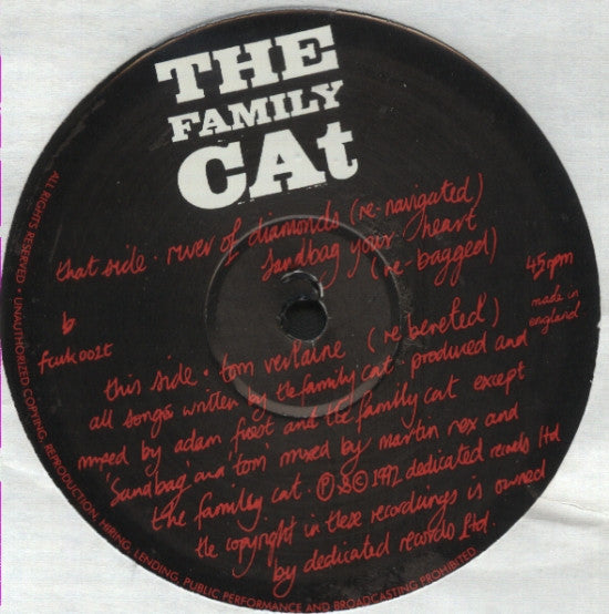 The Family Cat : River Of Diamonds (12", Single)