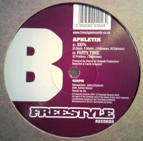 Aphletik : It's A Shame (12")