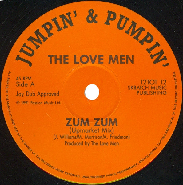 The Love Men : Zum Zum (12")