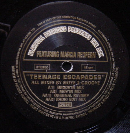 Playfull Patricks* Presents The Ark (5) : Teenage Escapades (12")