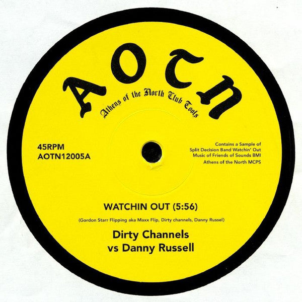 Dirty Channels vs Danny Russell (6) / Frazelle : Watchin Out / Today Is the Day (Linkwood Chop) (12")