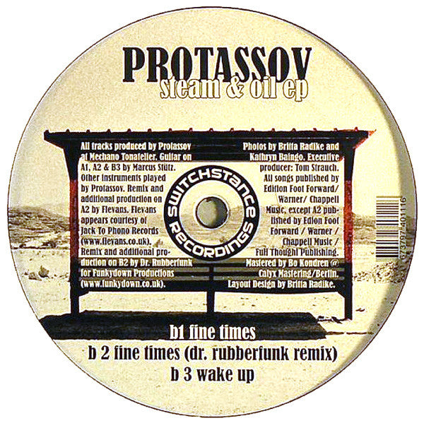 Protassov : Steam & Oil EP (12")