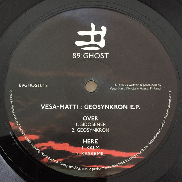 Vesa-Matti Kivioja : Geosynkron E.P. (12", EP)