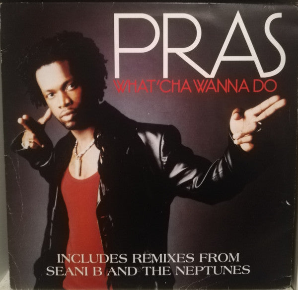 Pras Michel : What'cha Wanna Do (12", Promo)