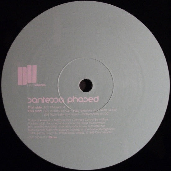 Santessa : Phased (12")