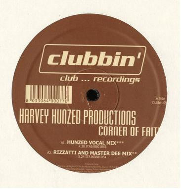 Harvey Hunzed Production : Corner Of Faith (12")