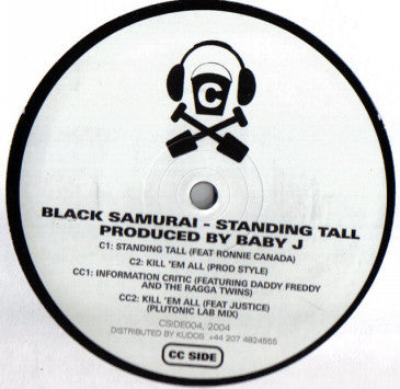 Black Samurai : Standing Tall (12")