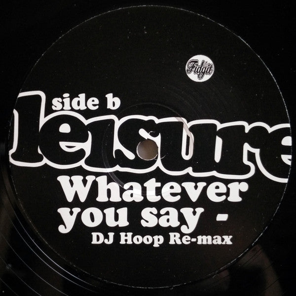 DJ Hoop : Uh Huh / Whatever You Say (12")