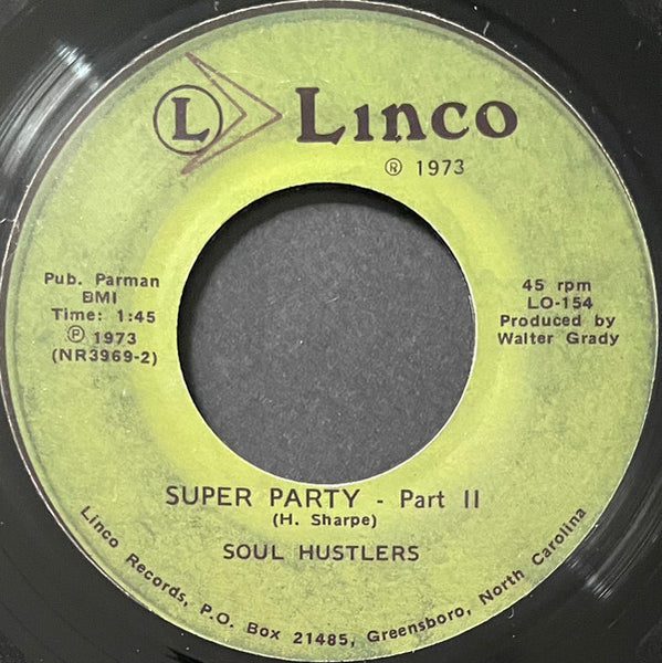 The Soul Hustlers : Super Party (7", Single, RE)