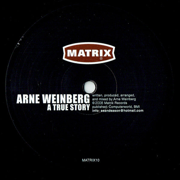 Arne Weinberg : A True Story (12")