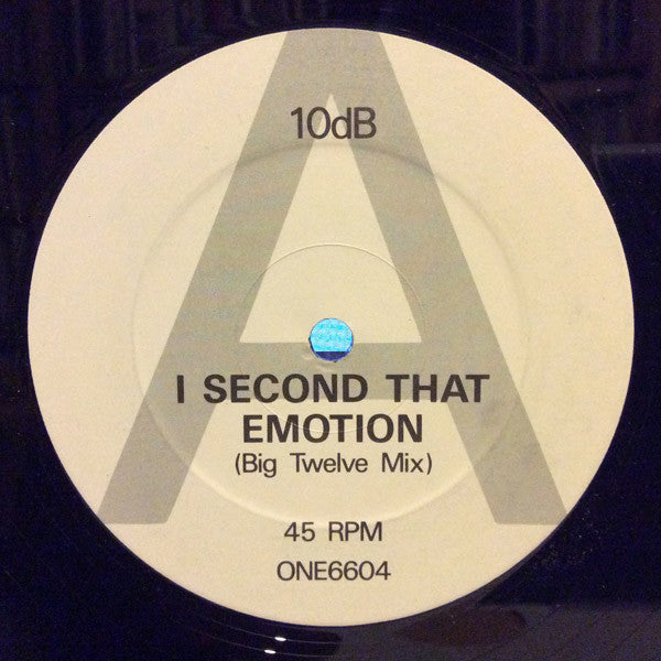 10db : I Second That Emotion (12")