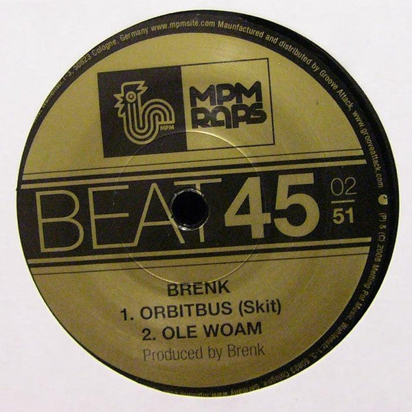 Brenk : Ole Woam / Don't Stop (7", Single)