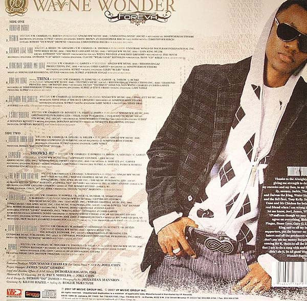 Wayne Wonder : Foreva (LP, Album)
