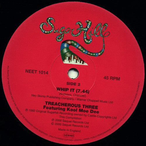 Treacherous Three Featuring Kool Moe Dee : Yes We Can-Can / Whip It (12")