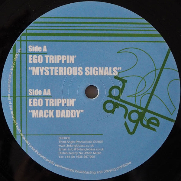 Ego Trippin' : Mack Daddy / Mysterious Signals (12")