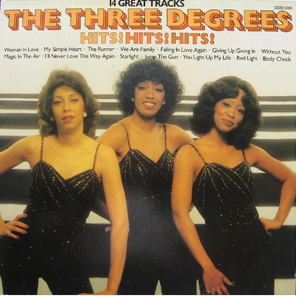 The Three Degrees : Hits! Hits! Hits! (LP, Comp)