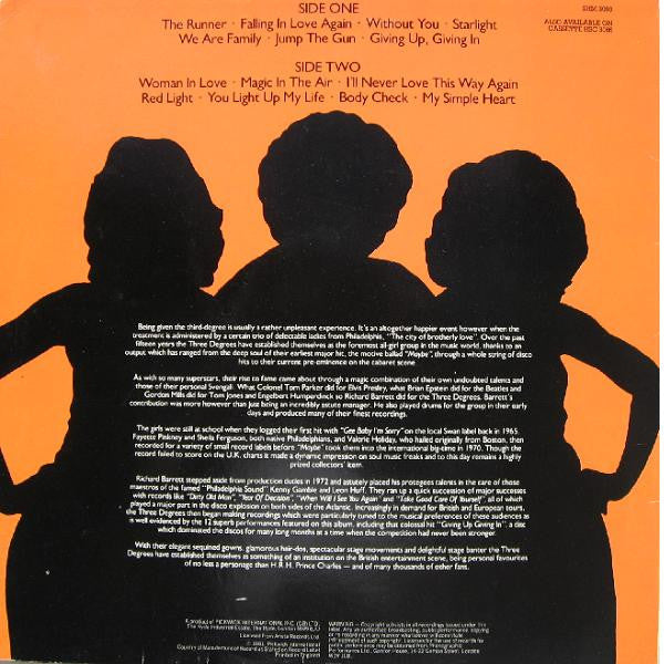 The Three Degrees : Hits! Hits! Hits! (LP, Comp)