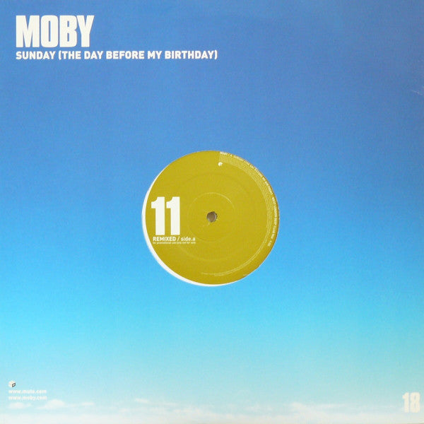 Moby : Sunday (The Day Before My Birthday) (2x12", Promo)