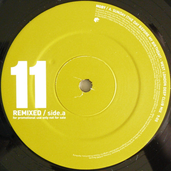 Moby : Sunday (The Day Before My Birthday) (2x12", Promo)